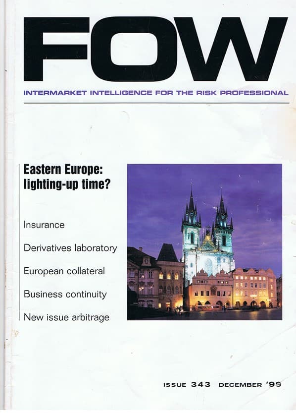 Futures and Options World, December 1999 — featuring Martin Cole's 'Beyond Belief'